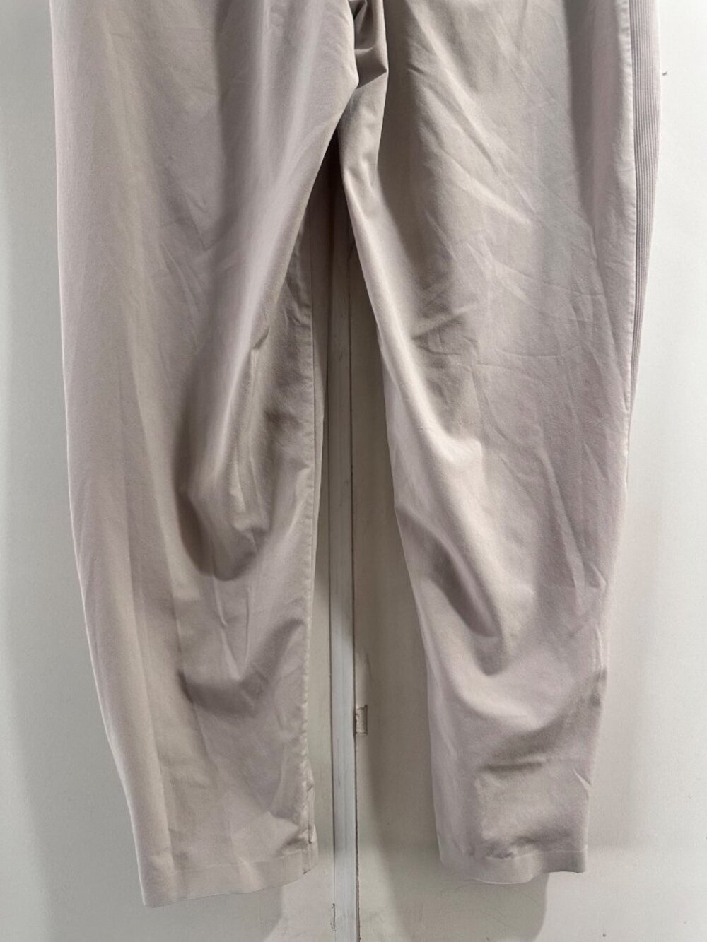 Athleta Brooklyn Ankle Pants Womens 10 Beige straight Leg Lightweight Outdoor - Picture 10 of 12